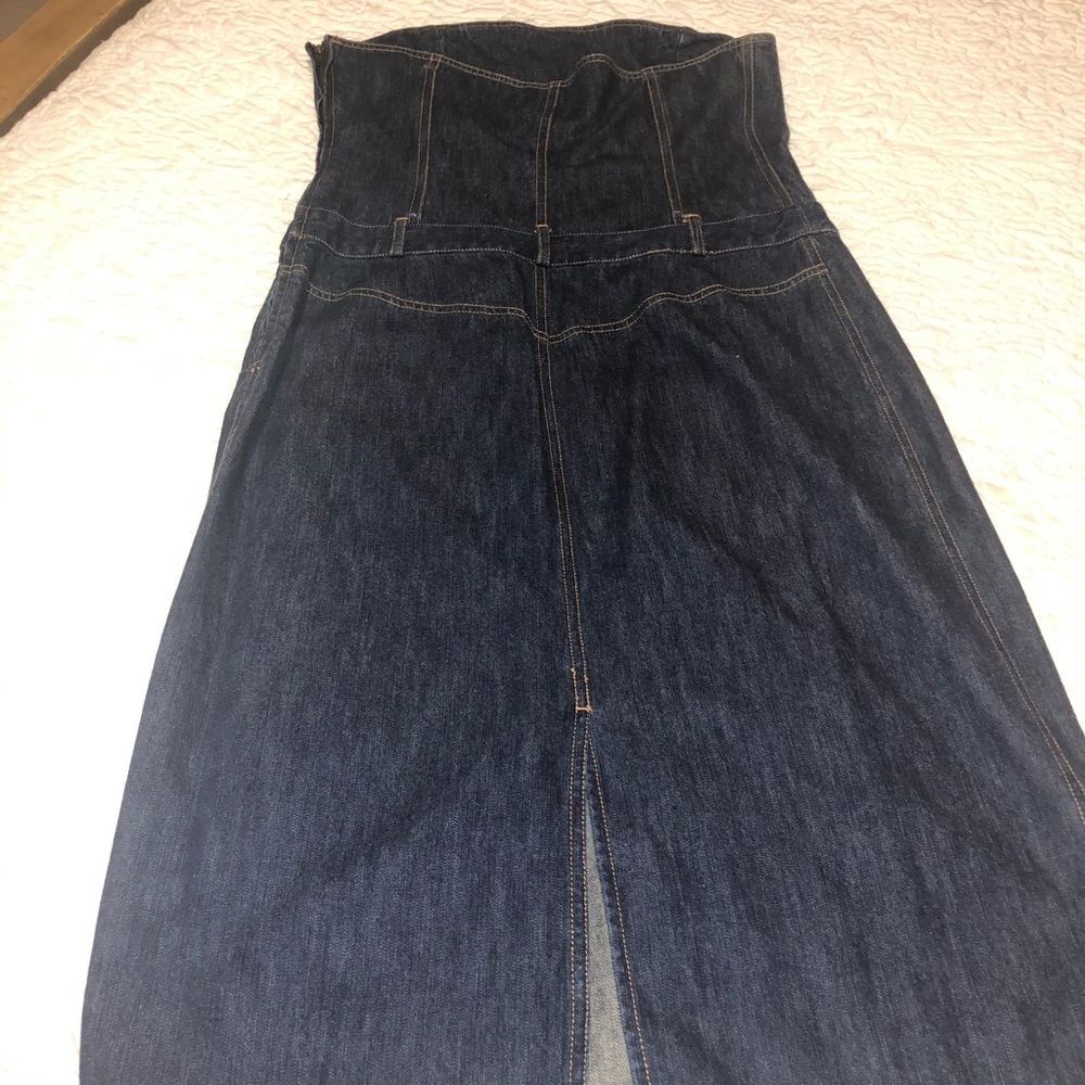 Sleeveless Jean Dress